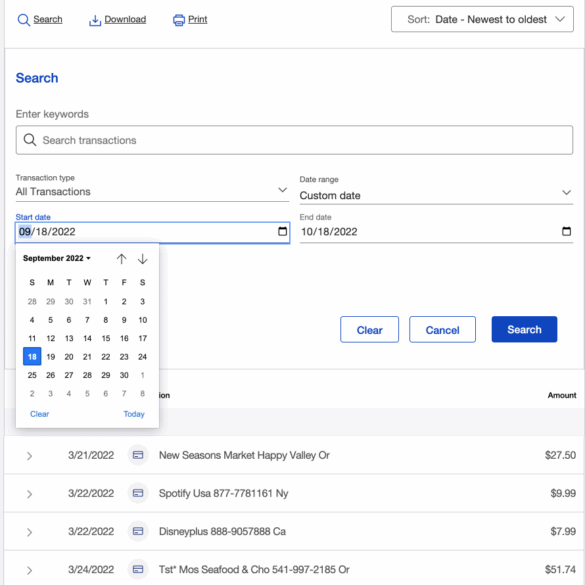 Transaction ledger design updates